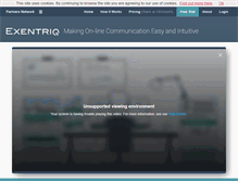 Tablet Screenshot of exentriq.com